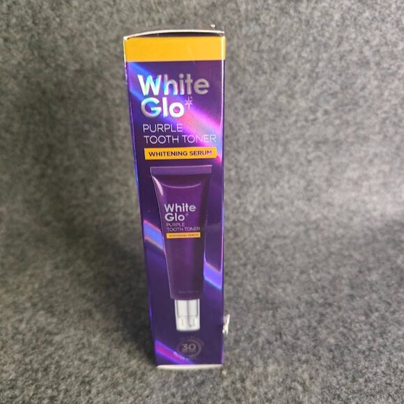 White Glo Purple Tooth Toner Whitening Serum Instant Colour Corrector New - Picture 2 of 4